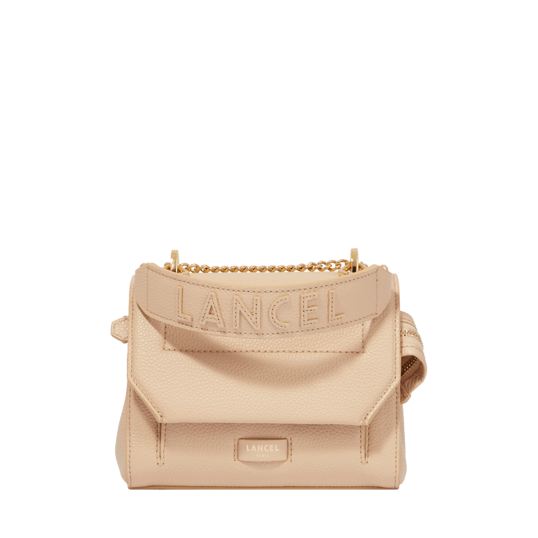 NINON - Cappuccino/Doré - Sac rabat S