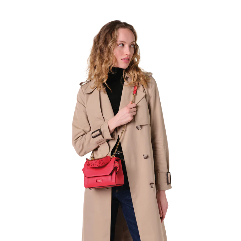 NINON - Rouge Baiser - Sac rabat S