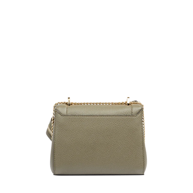 Ninon - Kaki/Doré - Sac rabat S