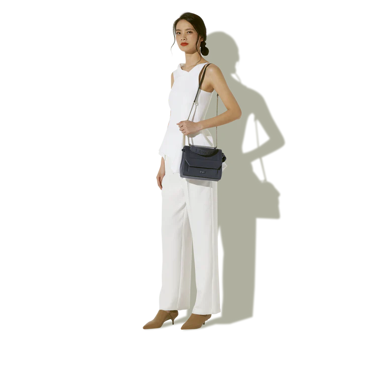 NINON - Pétrole - Sac rabat M