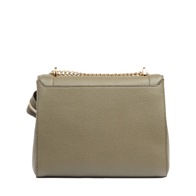 NINON - Kaki/Doré - Sac rabat M