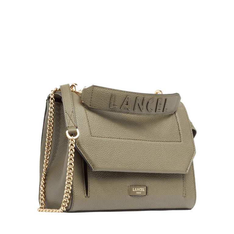 NINON - Kaki/Doré - Sac rabat M