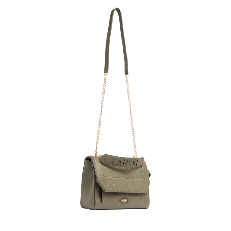 NINON - Kaki/Doré - Sac rabat M