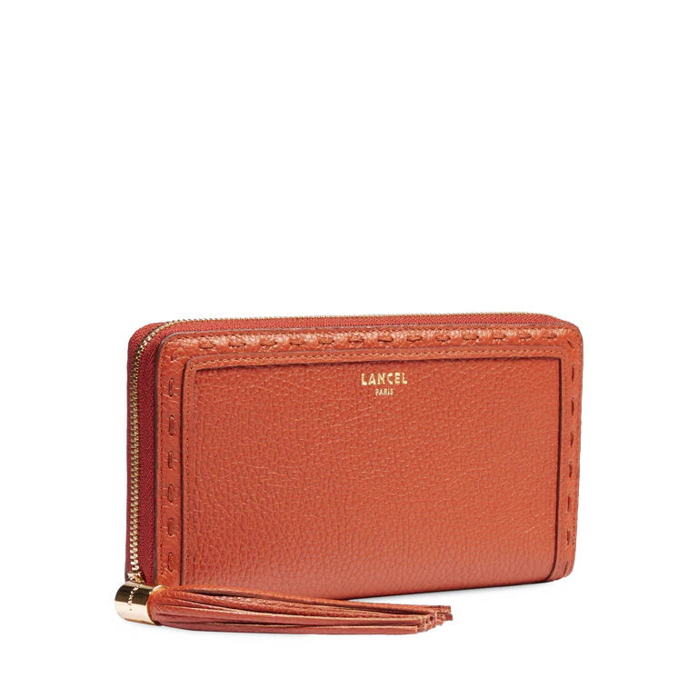 PREMIER FLIRT - Brique - Portefeuille zippé