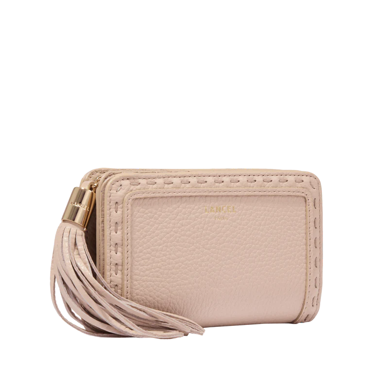 PREMIER FLIRT - Cappuccino/Doré - Portefeuille compact
