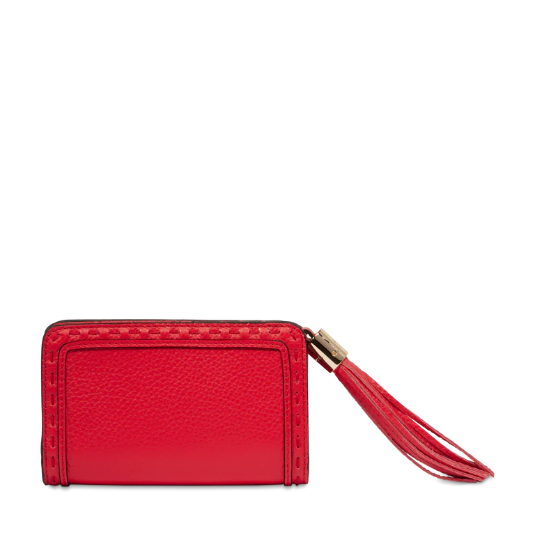PREMIER FLIRT - Rouge baiser - Portefeuille compact - Grand modèle