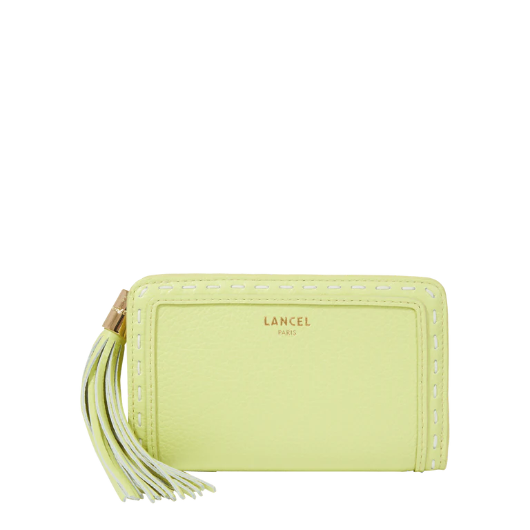 PREMIER FLIRT Citron vert Portefeuille compact Grand modele Lancel Reunion