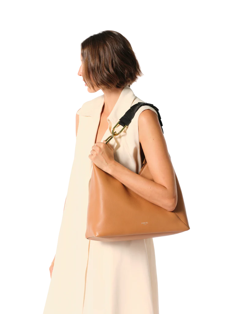 PAGODE - Camel - Sac hobo zippé