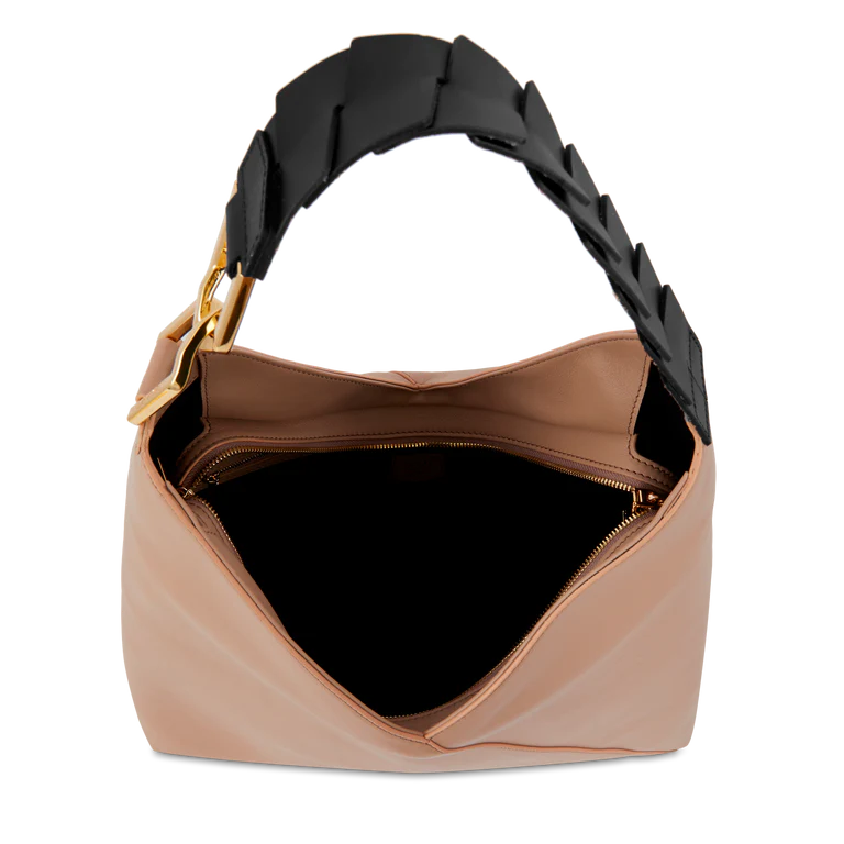 PAGODE - Naturel - Sac hobo zippé