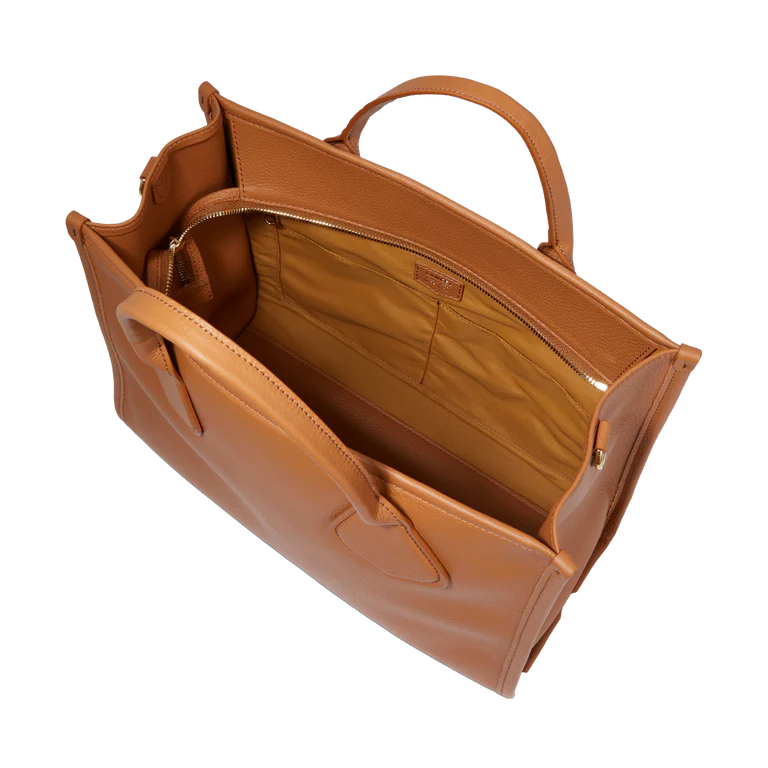 JOUR DE LANCEL - Camel - Cabas zippé M