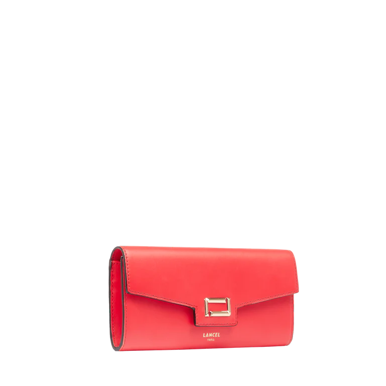 ANGÈLE - Rouge baiser - Portefeuille à rabat