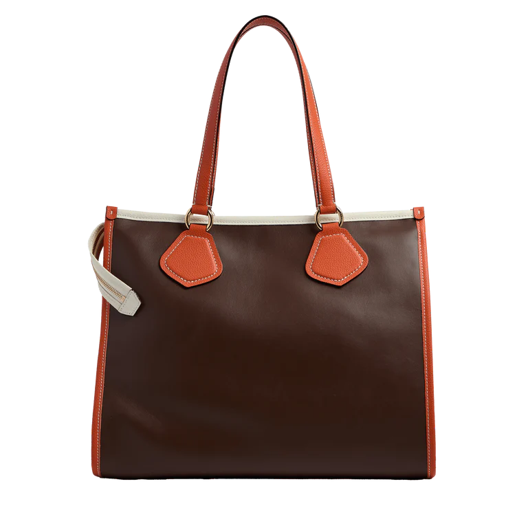 LANCEL TOTE - Multico Orange - Cabas zippé L