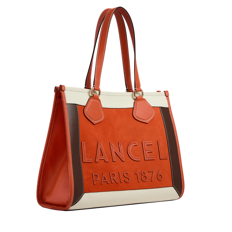 LANCEL TOTE - Multico Orange - Cabas zippé L