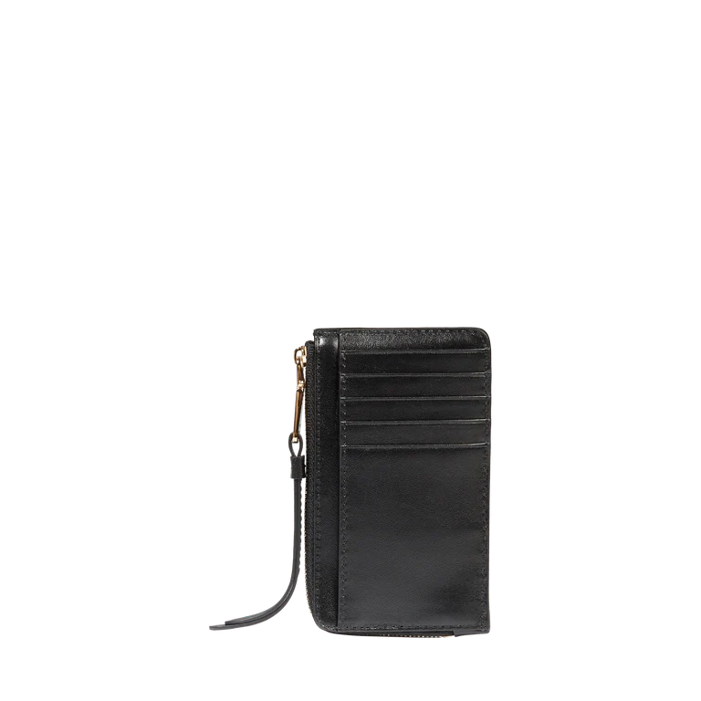 ORIGAMI - Noir - Porte-cartes zippé