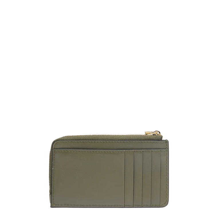 ORIGAMI - Kaki Foncé - Porte-cartes zippé