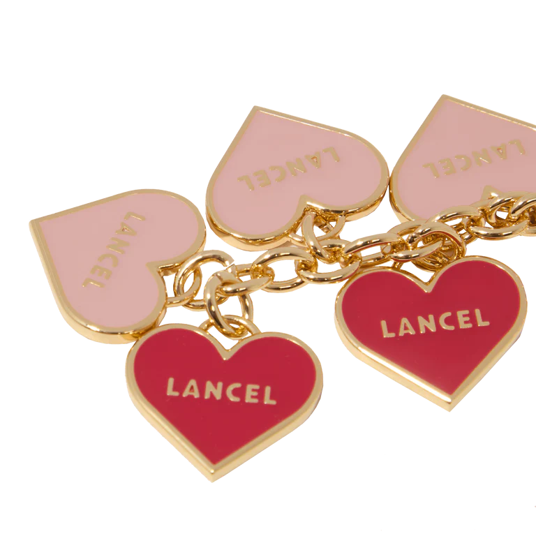 Porte clés - Rose/Rouge - Multi-Cœurs