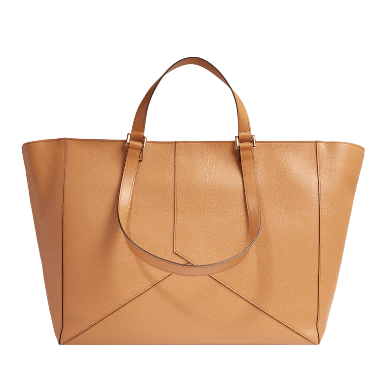 ENVELOPPE - Camel - Sac Cabas Zippé L