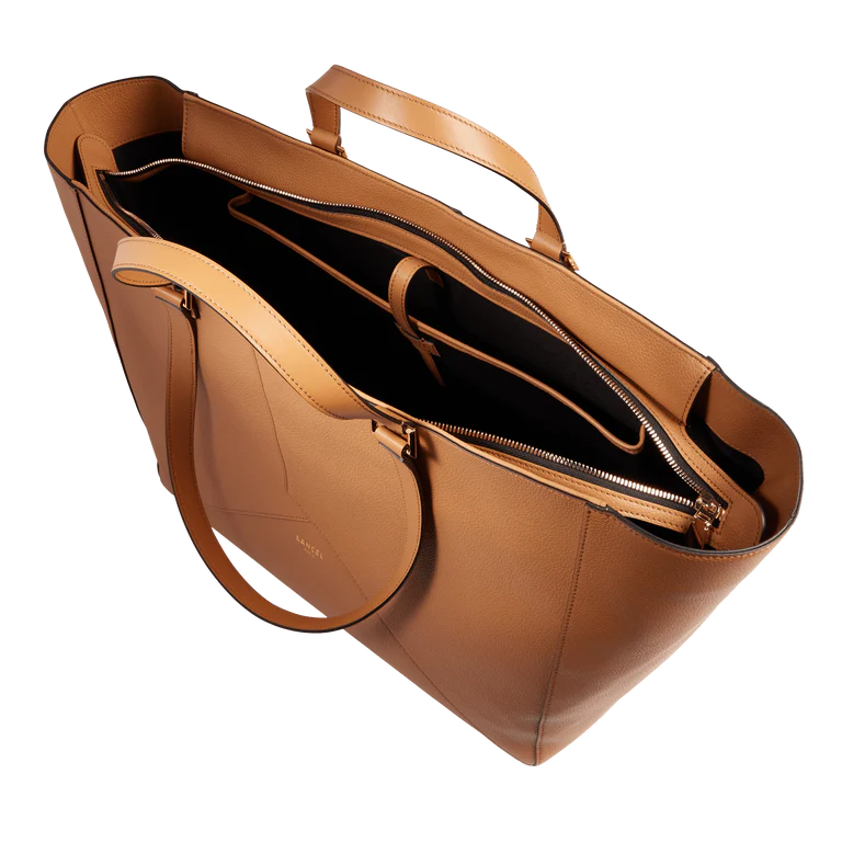 ENVELOPPE - Camel - Sac Cabas Zippé L
