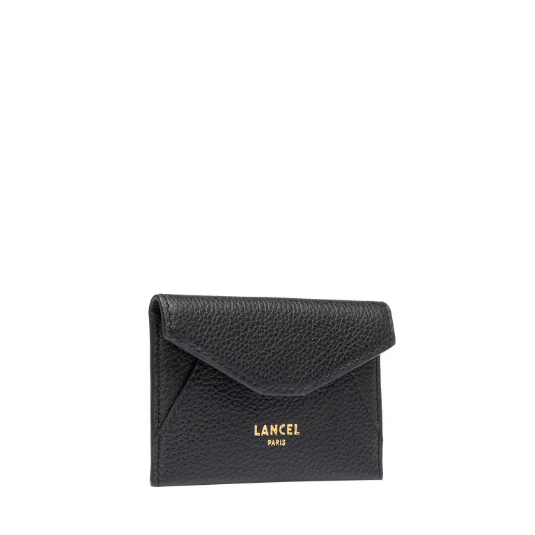 ENVELOPPE - Noir - Porte carte à rabat S