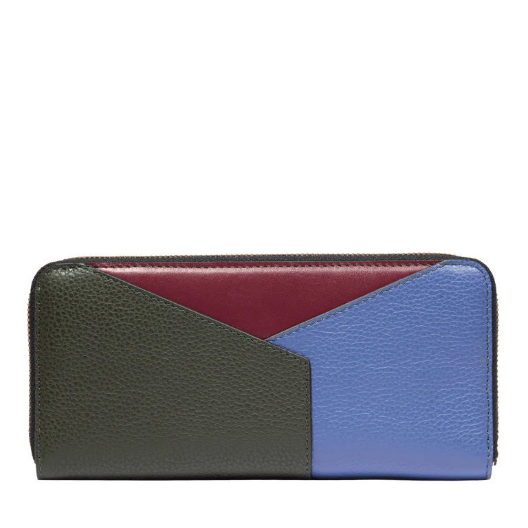 ENVELOPPE - Multico Indigo - Portefeuille zippé