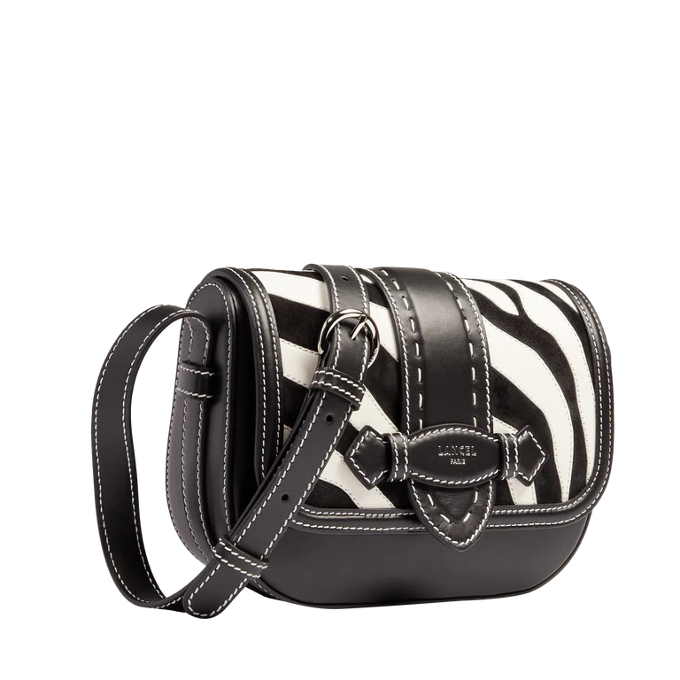 SIENNA - Noir/Blanc - Sac Rabat S