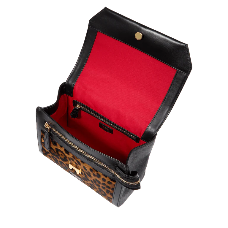 NINON - Multico Noir - Sac rabat M