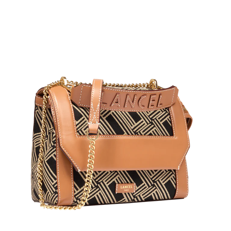 NINON - Multico Noir - Sac rabat M