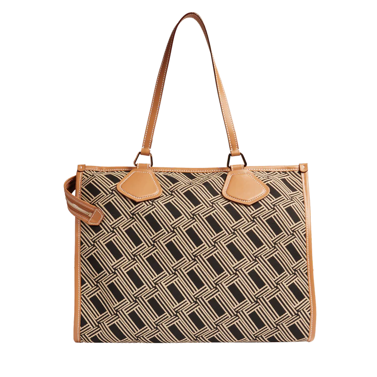 LANCEL TOTE - Multico Noir - Cabas zippé L