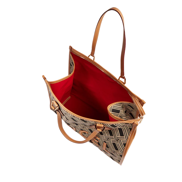 LANCEL TOTE - Multico Noir - Cabas zippé L