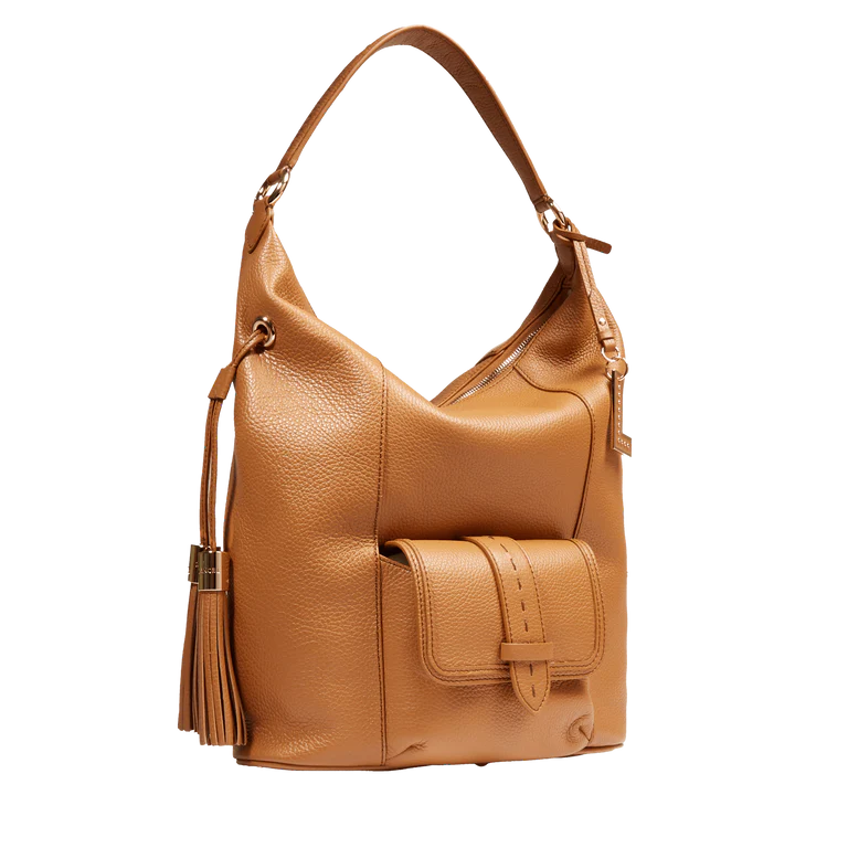 PREMIER FLIRT - Camel - M ZIP HOBO