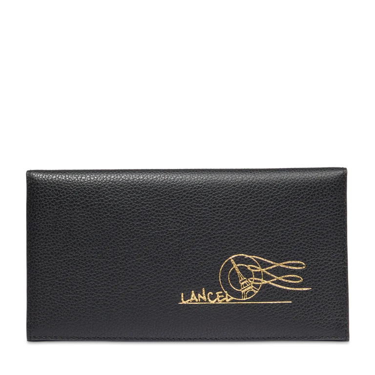 ENVELOPPE - Noir - L Flap Pochette