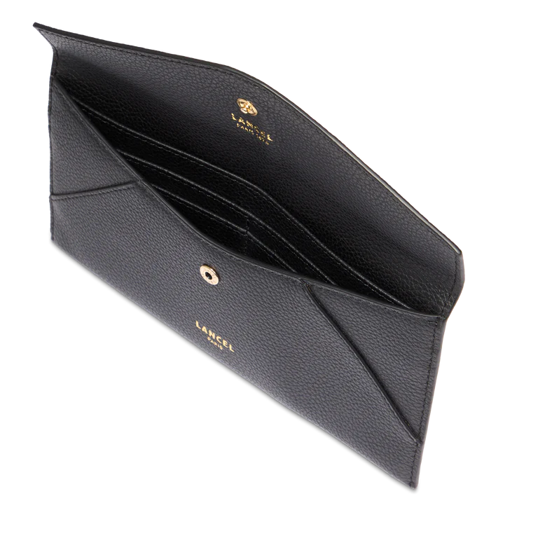 ENVELOPPE - Noir - L Flap Pochette