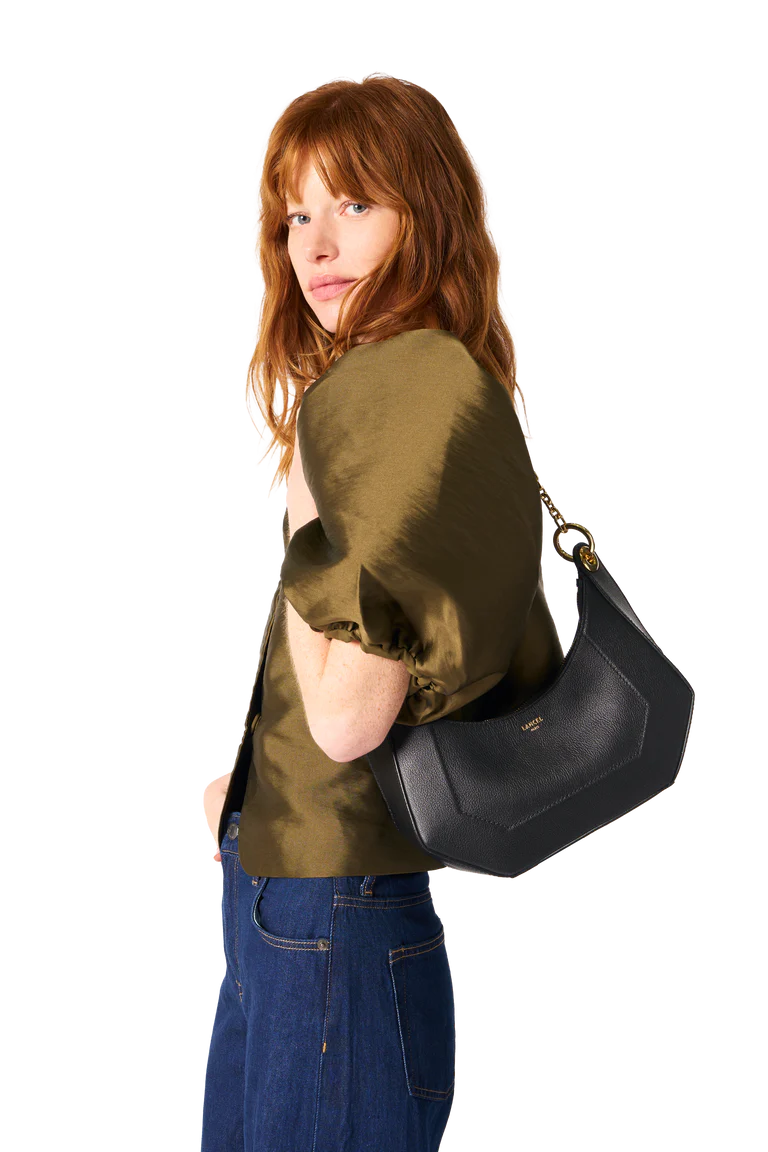 CROISETTE - Noir - SAC M ZIP DOUBLE TRANSPORT