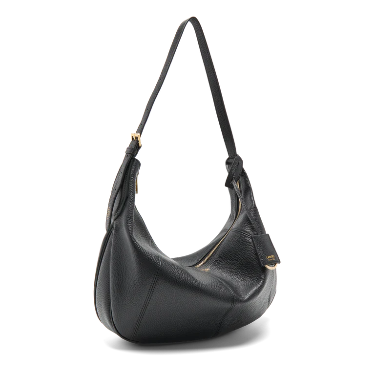 VICTOIRE - Noir - Sac Hobo Zippé L