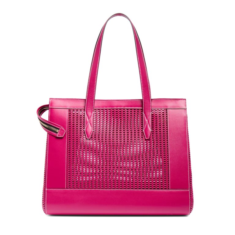 JOUR DE LANCEL - Rose Sorbet - Cabas zippé L