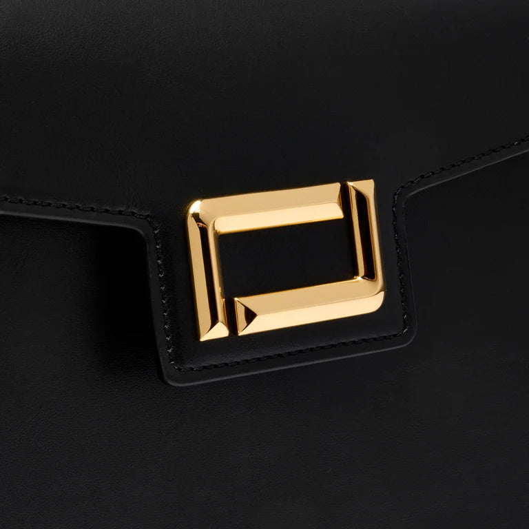 ANGÈLE - Noir - Sac rabat M