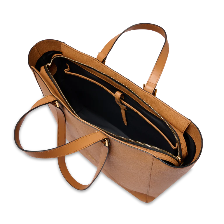 ENVELOPPE - Camel - Sac Cabas Zippé M