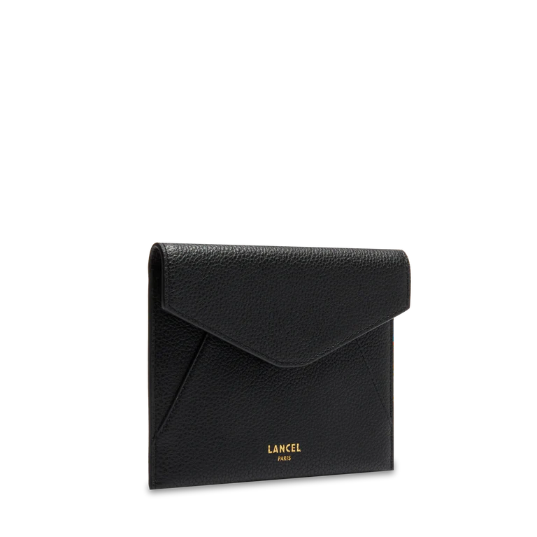 ENVELOPPE - Noir - Porte carte à rabat M