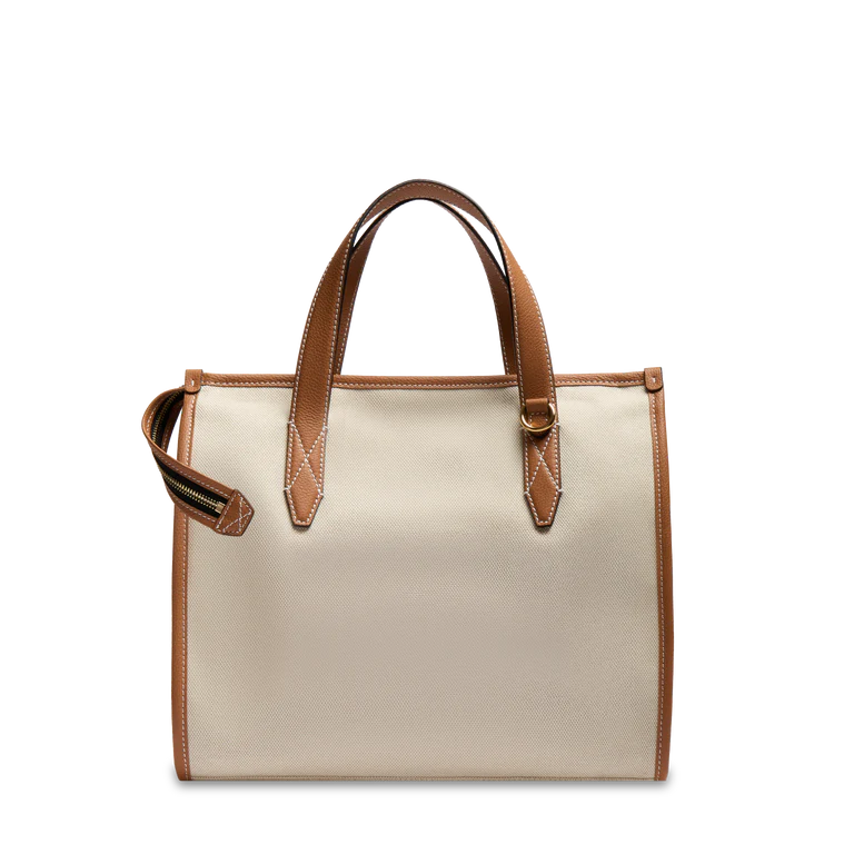 JOUR DE LANCEL - Naturel/Camel - SAC CABAS M ZIP À DOUBLE TRANSPORT