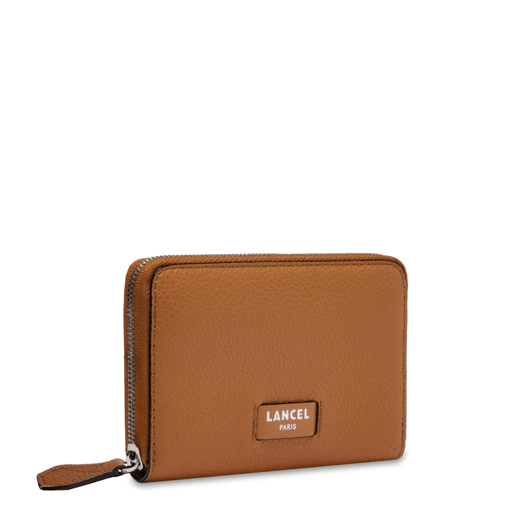 NINON - Camel - Portefeuille à fermeture S