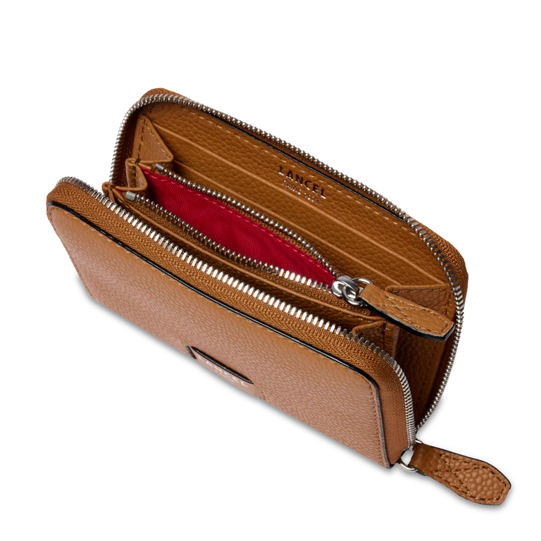 NINON - Camel - Portefeuille à fermeture S