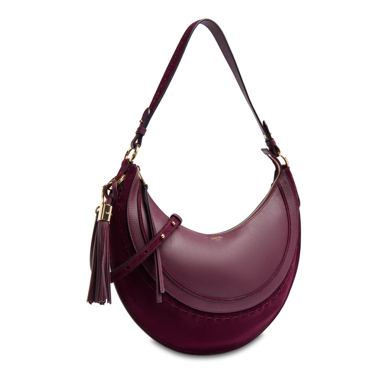 HOBOHÈME - Cassis - Sac Hobo Zippé M