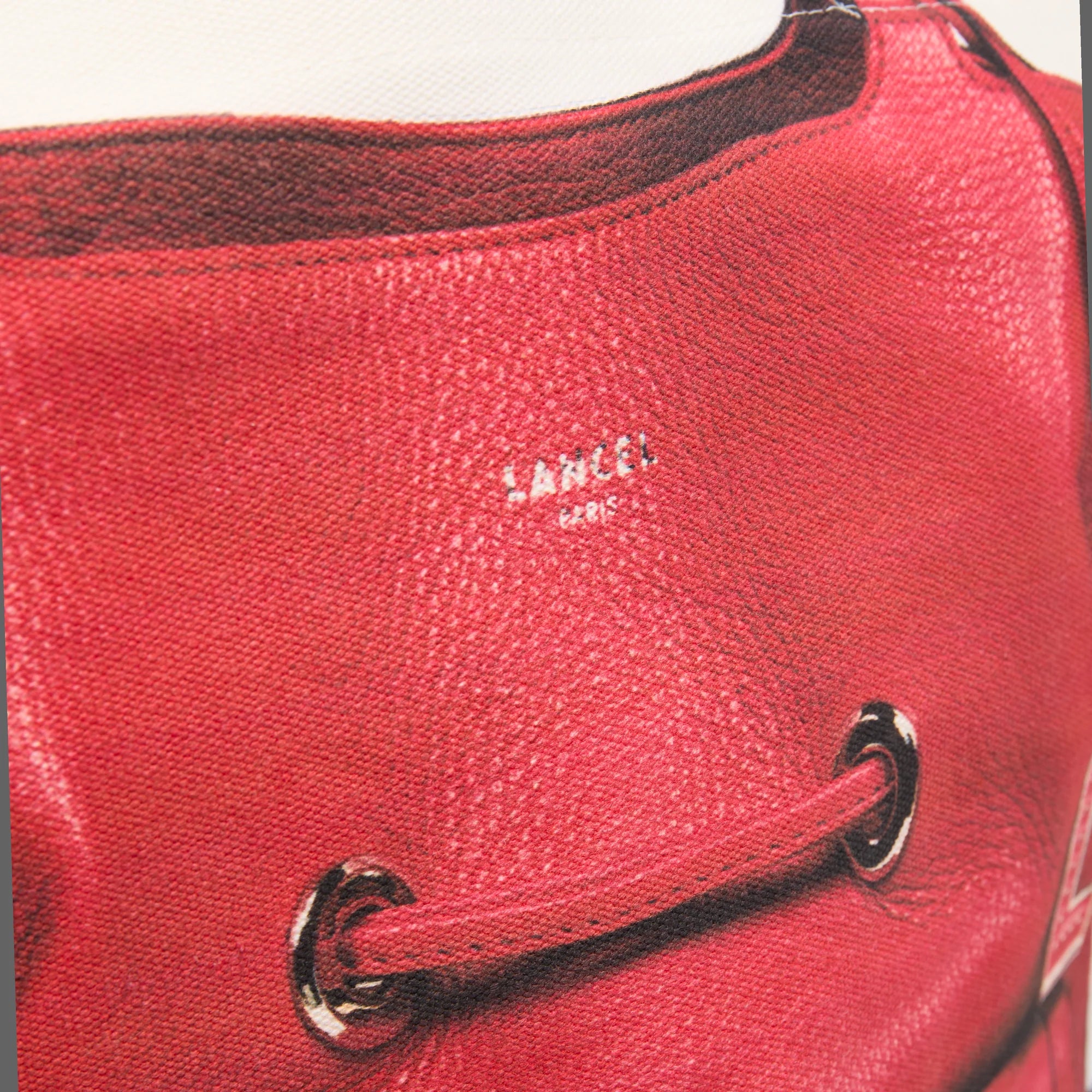 CAPSULE LANCEL 150 ANS - Naturel/Rouge - TOTE BAG