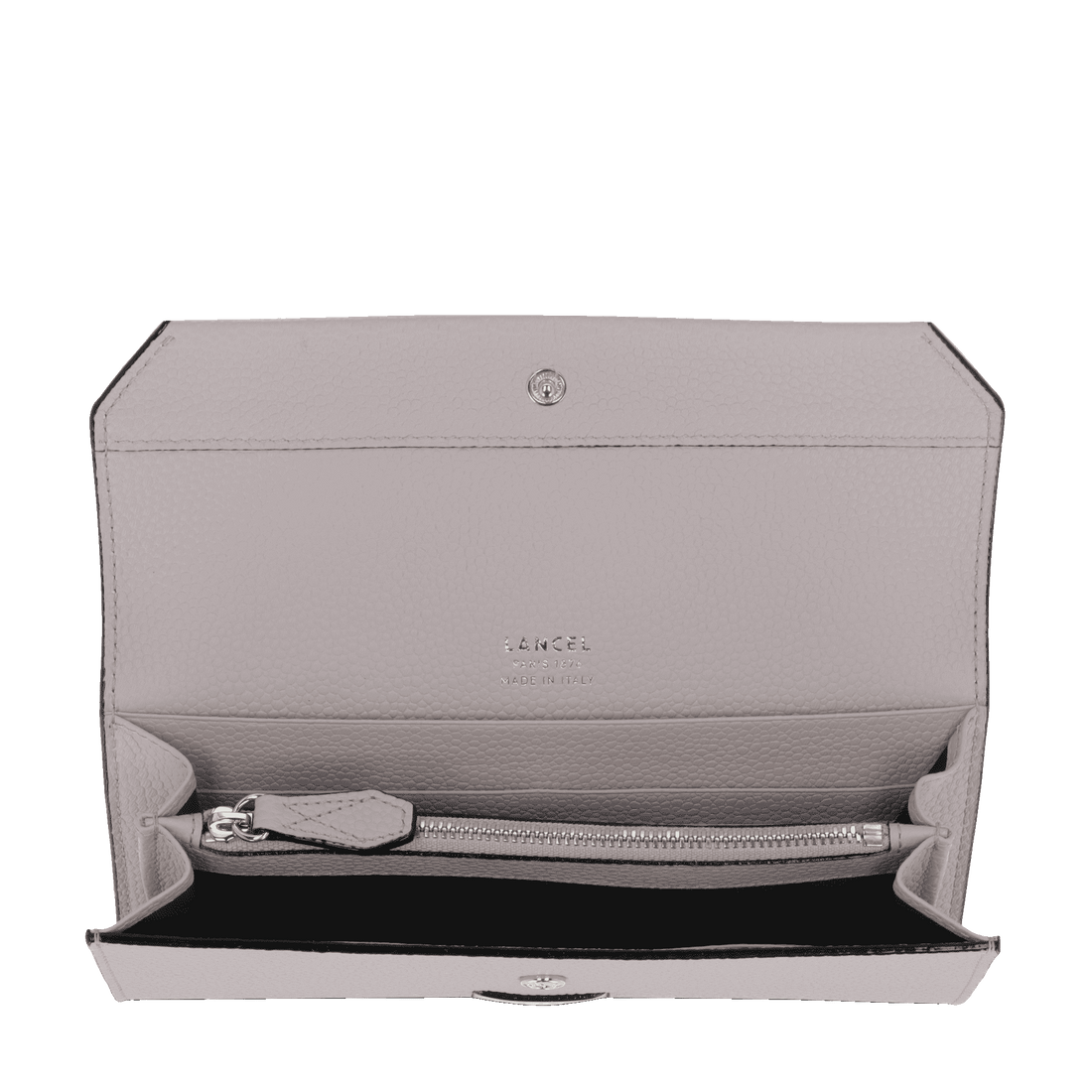 NINON - Gris mauve - Portefeuille rabat