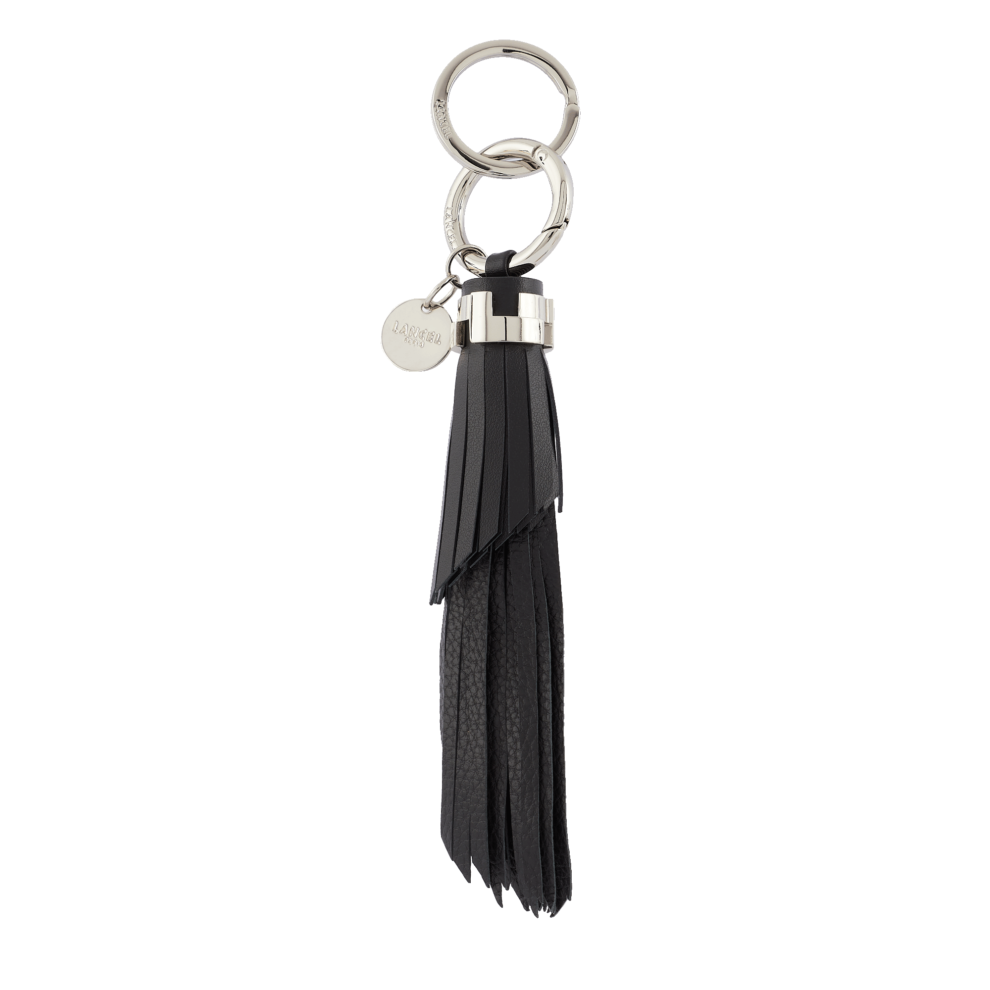 Porte clés - Pompon Néo - Noir
