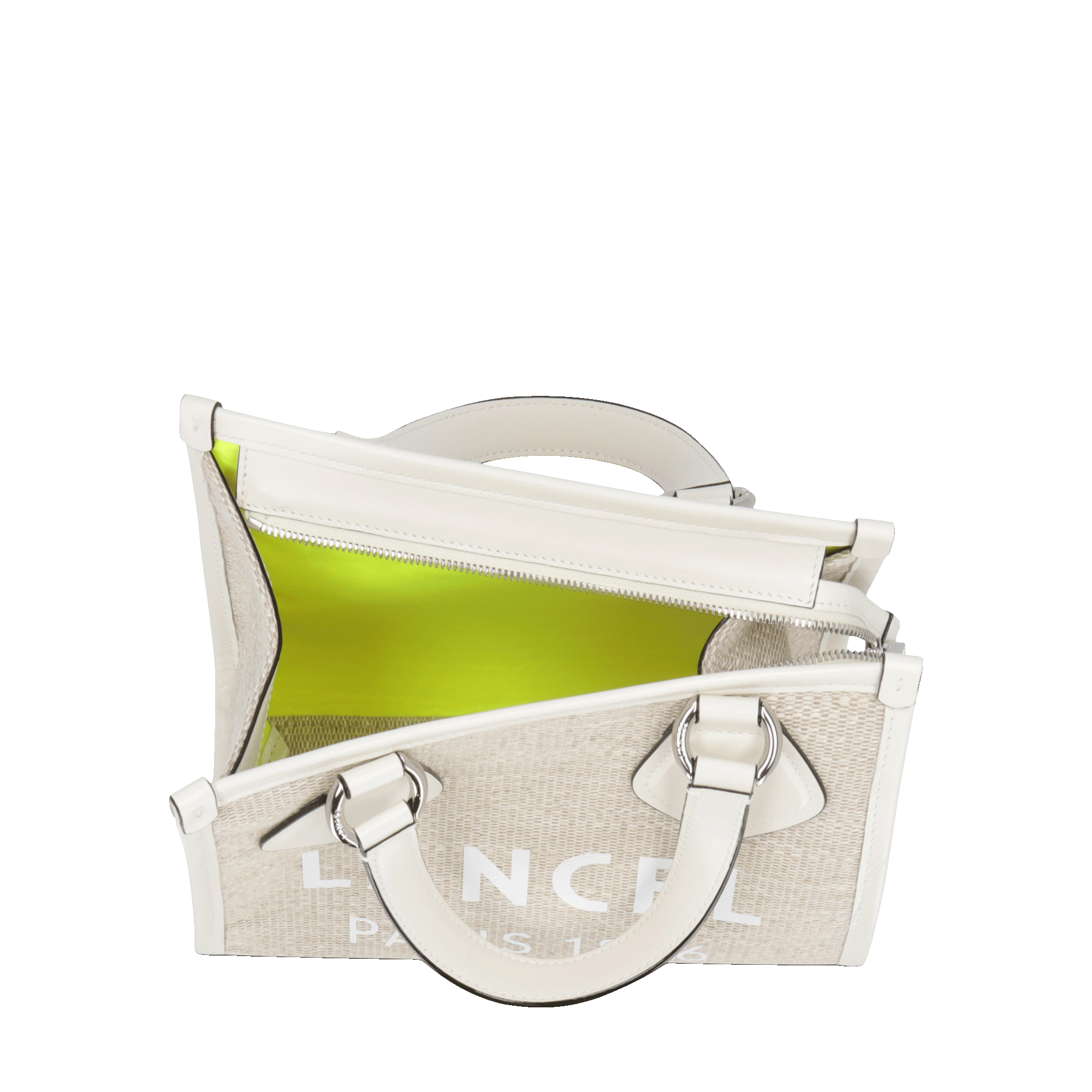SUMMER TOTE - Nat/Neige - Petit modèle zippé