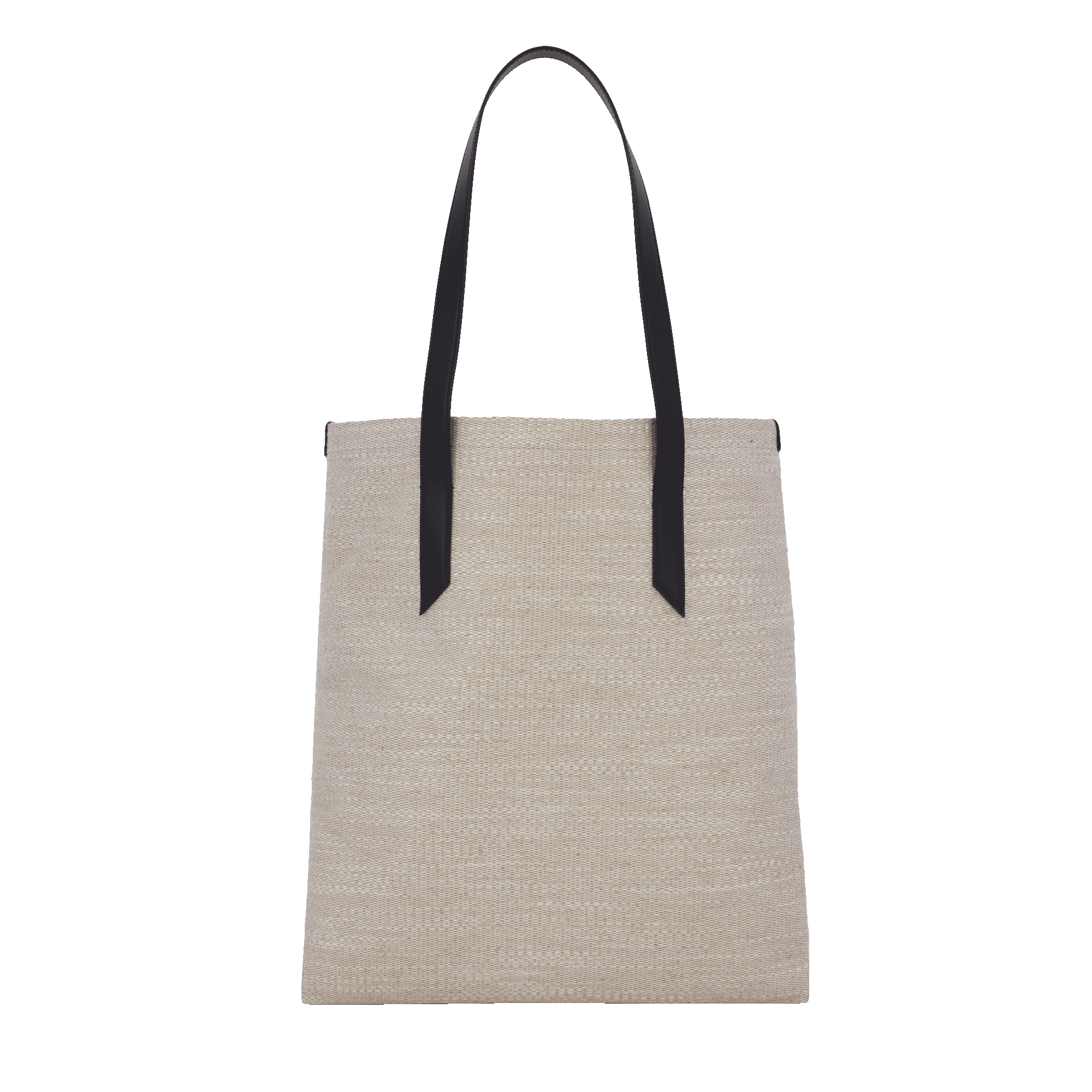 TOTE - Naturel/Noir - Vertical - Plat