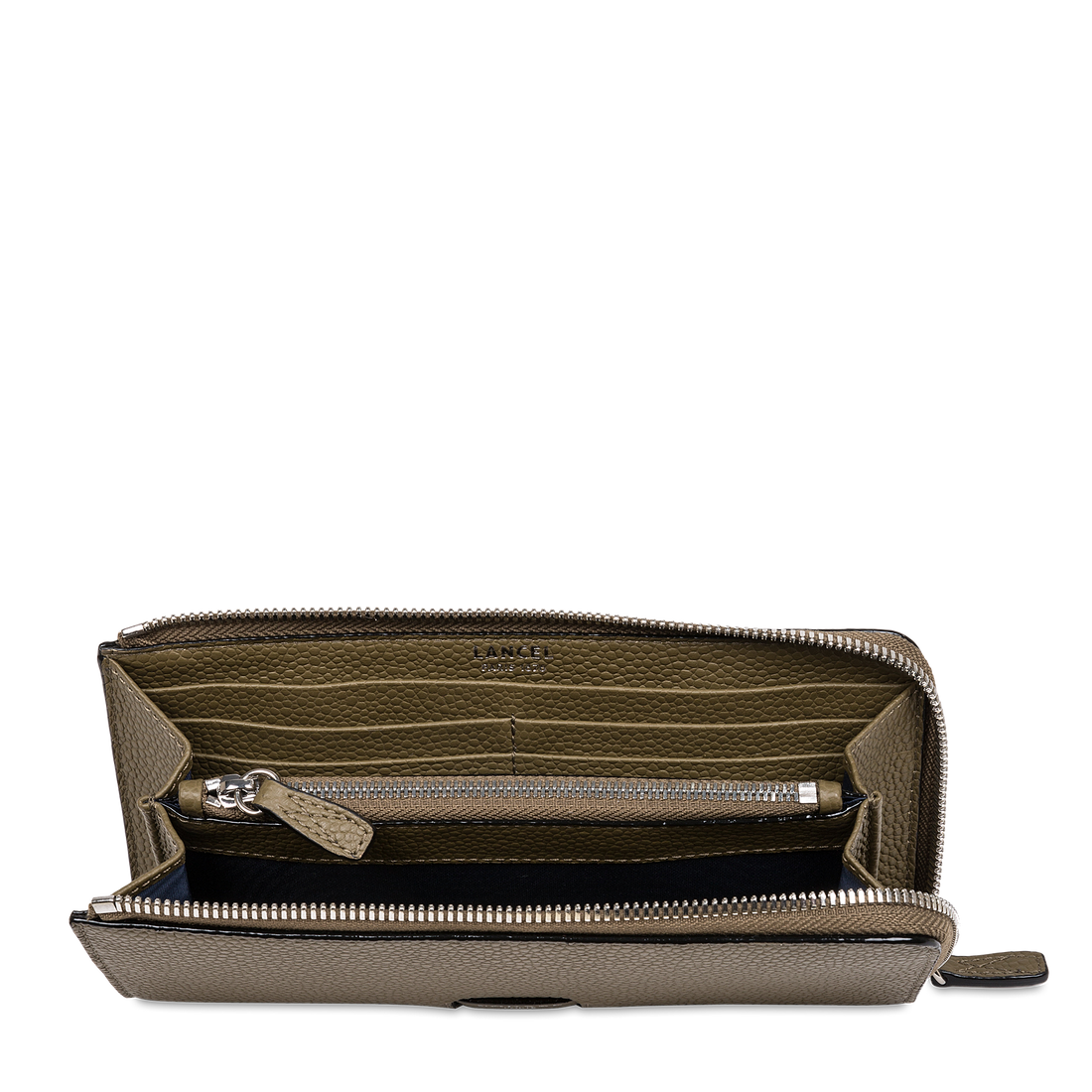 NINON - Kaki - Portefeuille zippé