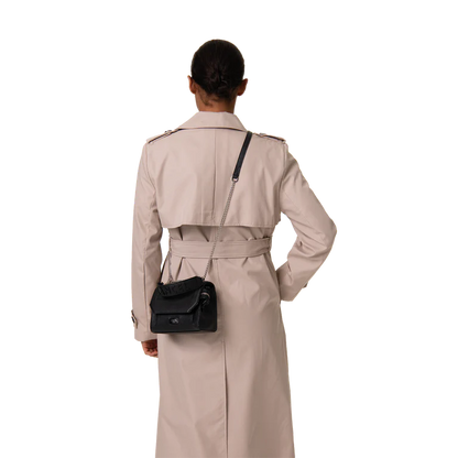 NINON - Noir - Sac rabat S