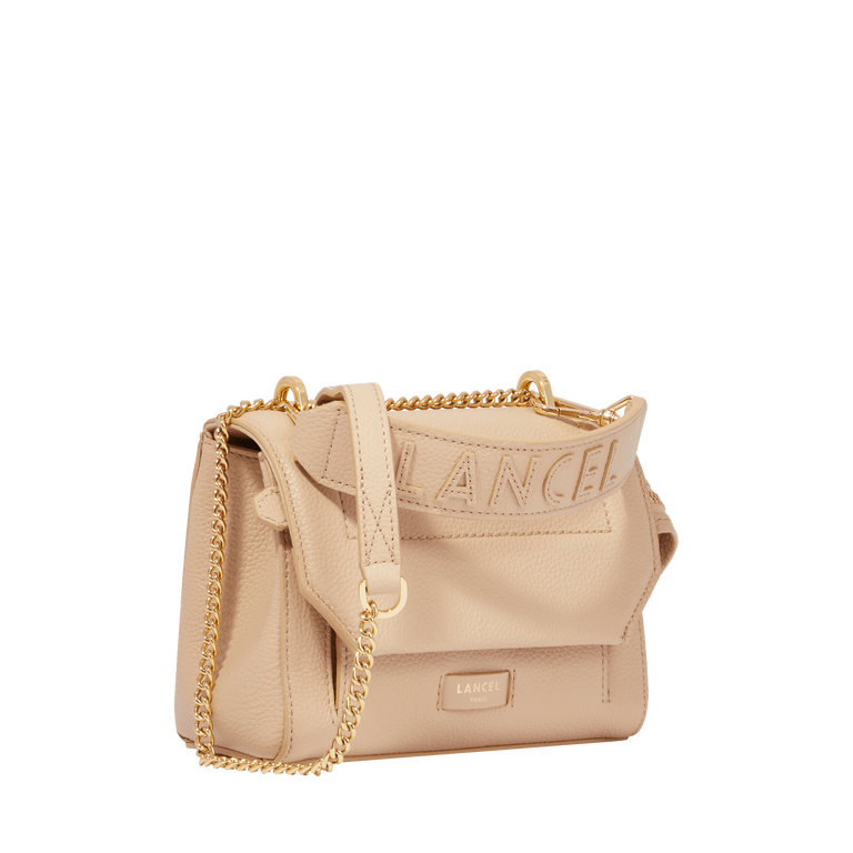 NINON - Cappuccino/Doré - Sac rabat S